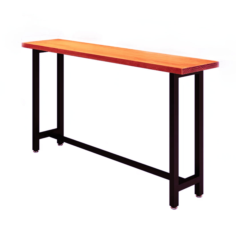 Industrial Solid Wood Counter Height Set 1/7/11 Pieces Indoor Footrest Counter Set