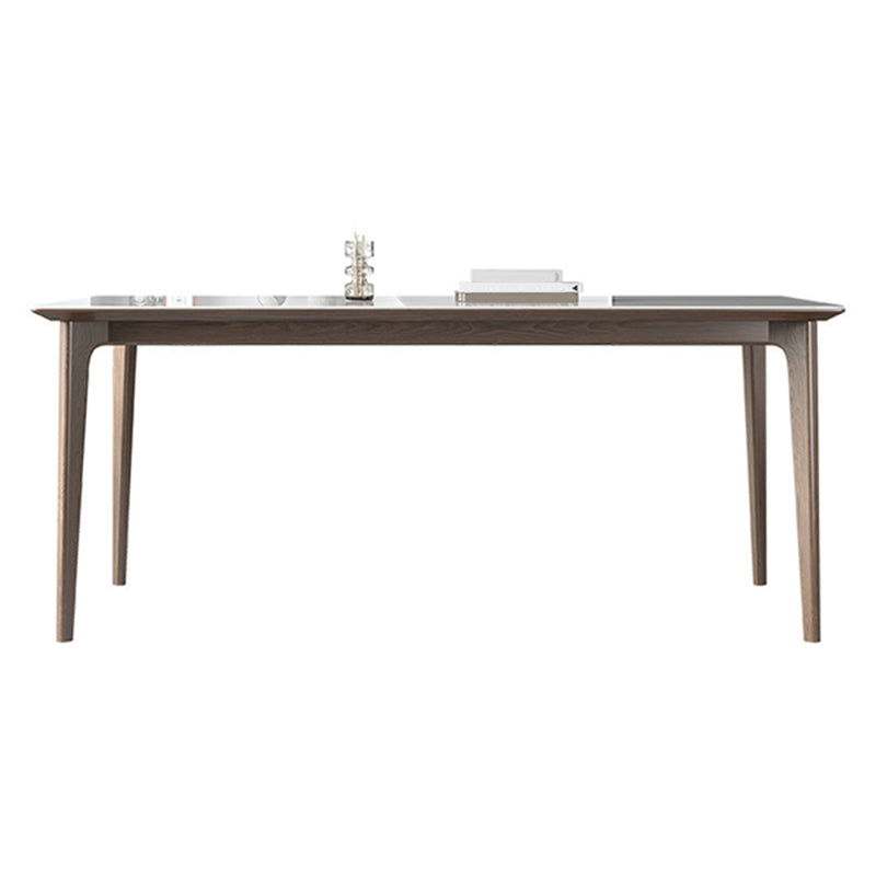 Contemporary Stone Rectangle Table Set 1/2/4/5/7 Pieces Dining Set