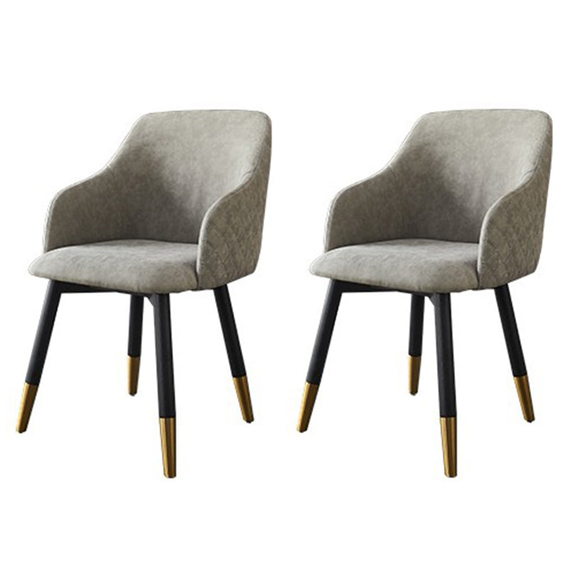 Marble Dining Table Set 1/2/7 Pcs Rectangle Dining Table with Arm Chairs