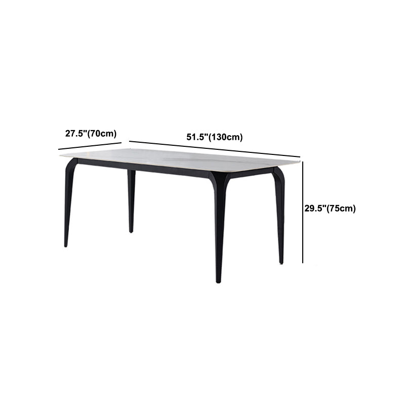 Designer Style Rectangle Dining Set 1/4/5/7 Pieces Sintered Stone Top Dinette Table Set