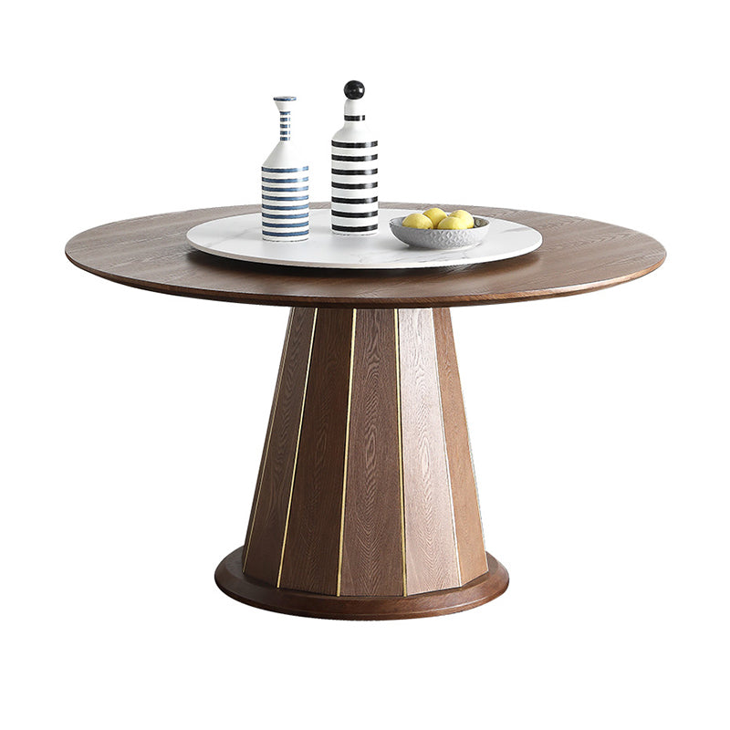 Modern Dining Table Set 1/4/5/7 Pcs Solid Wood Dining Table and Chairs