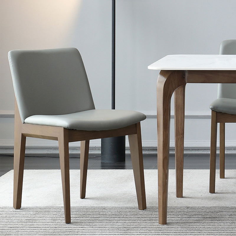 Contemporary Stone Rectangle Table Set 1/4/5 Pieces Dining Set for Home