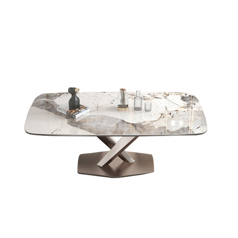 Designer Style 1/4/5/7 Pieces Rectangle Dining Set Sintered Stone Dining Room Table Set