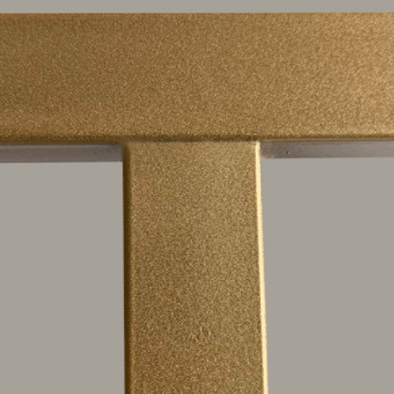 Grey Velvet Sofa with Tight Back and Gold Frame for Living Room