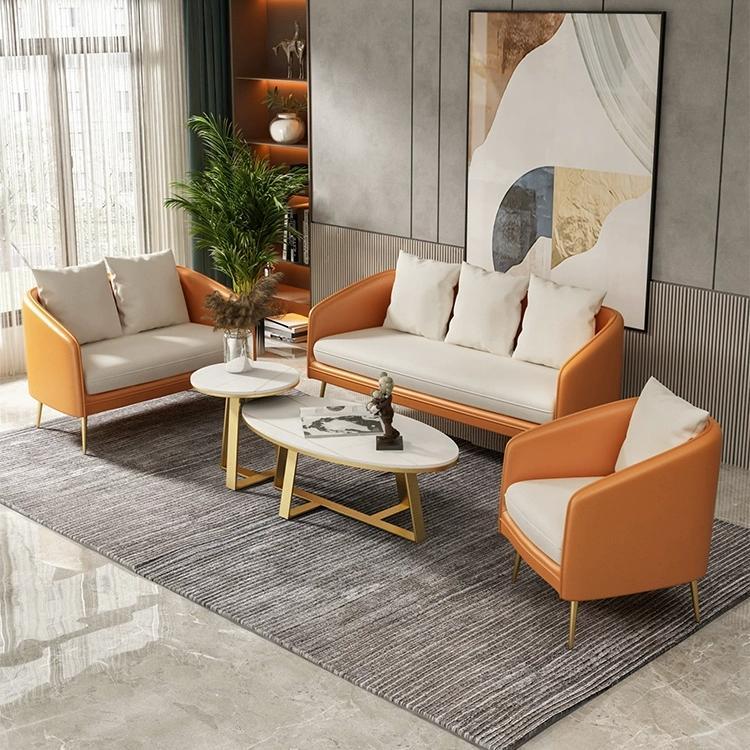 Faux Leather 27.56" W Tight Back Sofa for Living Room, Apartment
