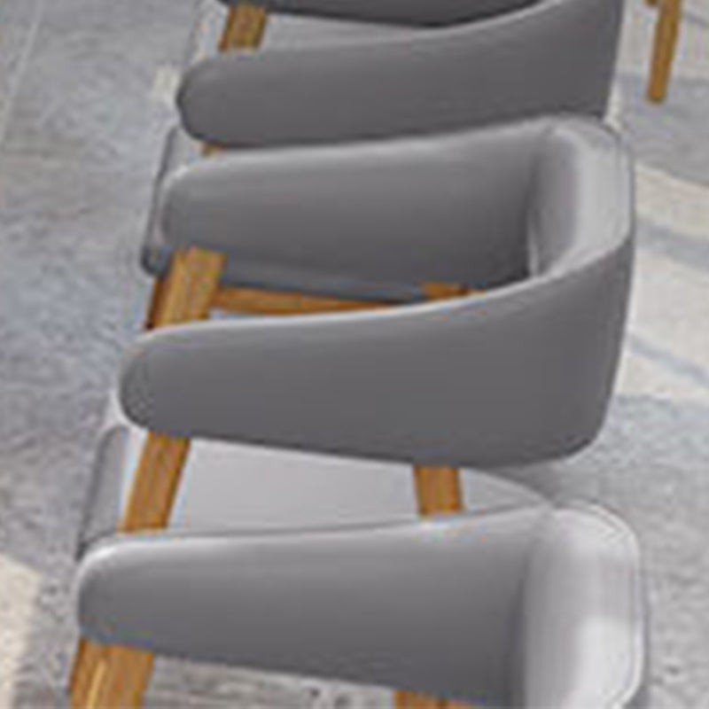 Genuine Leather Sofa Contemporary Sofa with Solid Wooden Feet