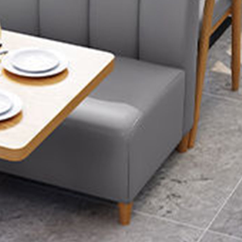 Genuine Leather Sofa Contemporary Sofa with Solid Wooden Feet