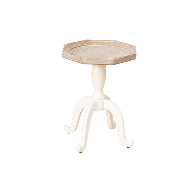 French Country Wooden Cocktail Table Distressed Coffee Table for Home