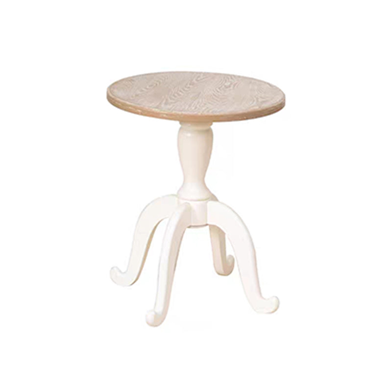French Country Wooden Cocktail Table Distressed Coffee Table for Home