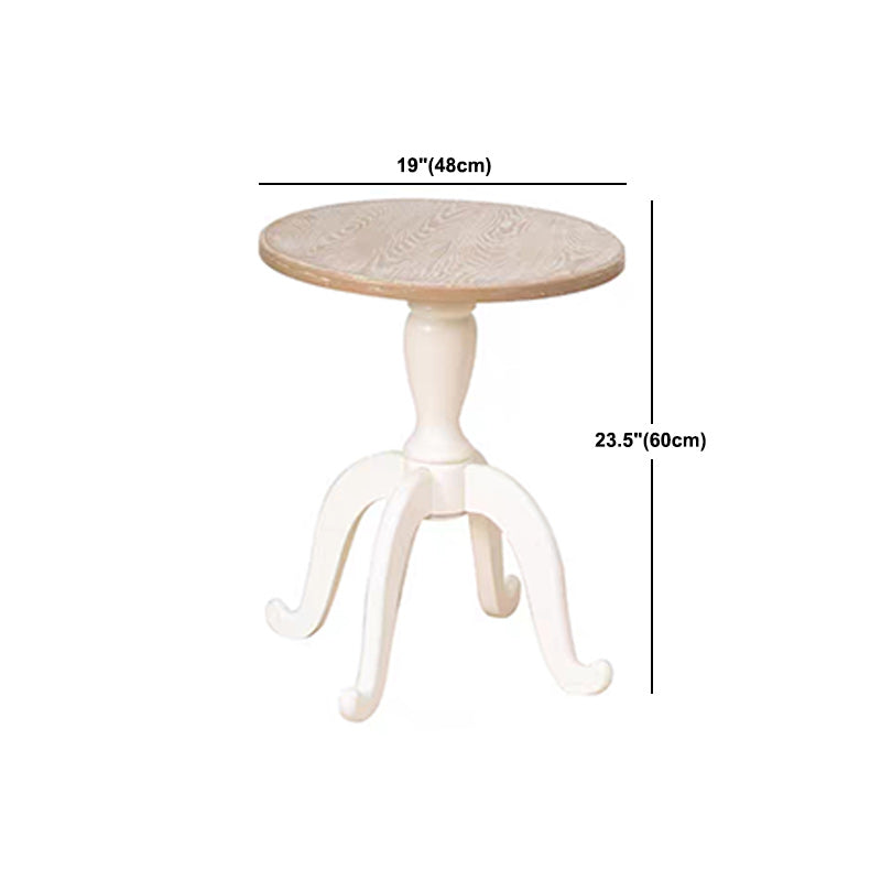French Country Wooden Cocktail Table Distressed Coffee Table for Home