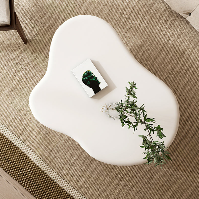 Scandinavian Wooden Coffee Table Free Form 3 Legs Cocktail Table for Home