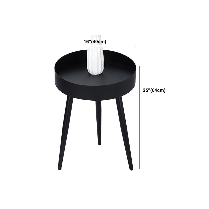 Mid-century Style Side End Table 3 Legs Round Sofa Side Accent Table