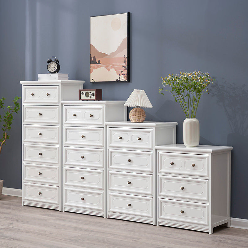 Rectangle Wood Side Cabinet Knobs Storage Cabinet with Drawer