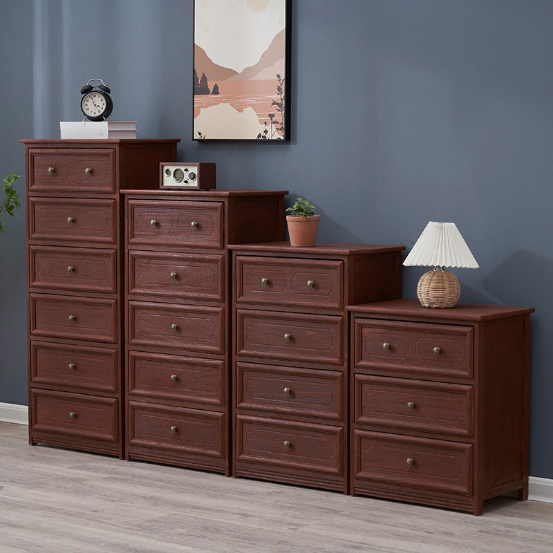 Rectangle Wood Side Cabinet Knobs Storage Cabinet with Drawer