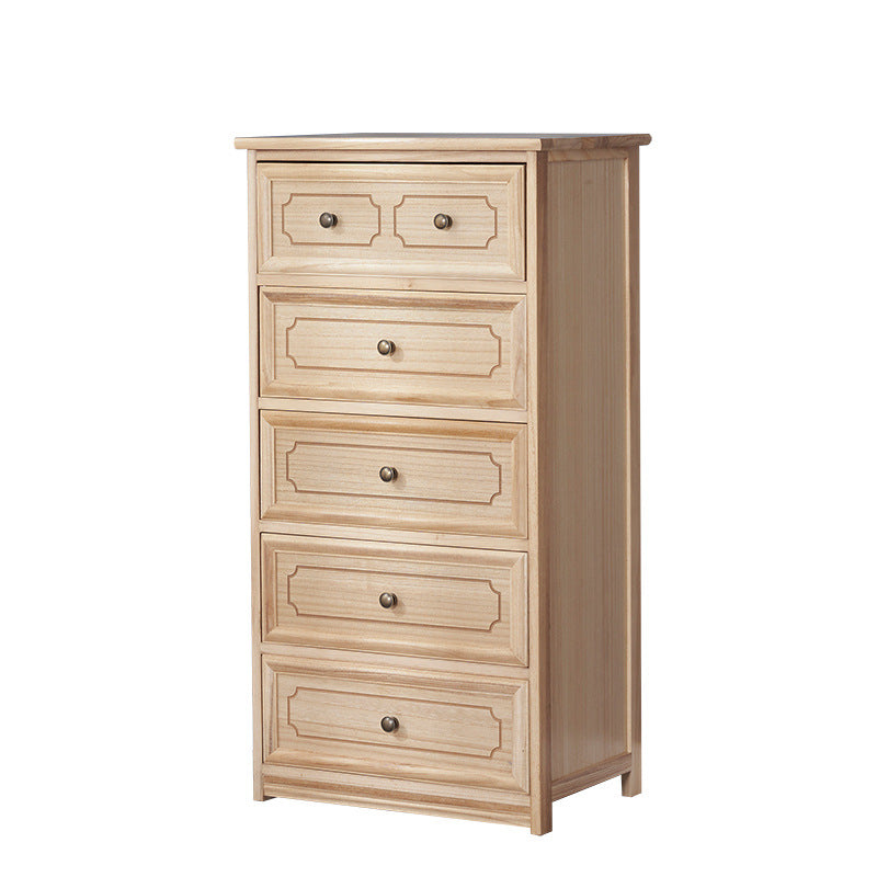 Rectangle Wood Side Cabinet Knobs Storage Cabinet with Drawer