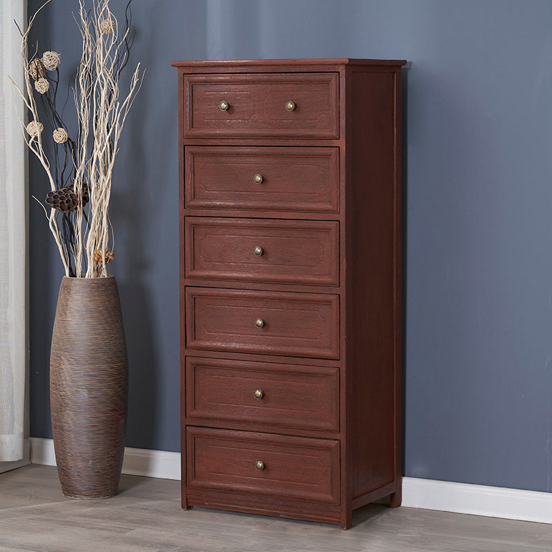 Rectangle Wood Side Cabinet Knobs Storage Cabinet with Drawer