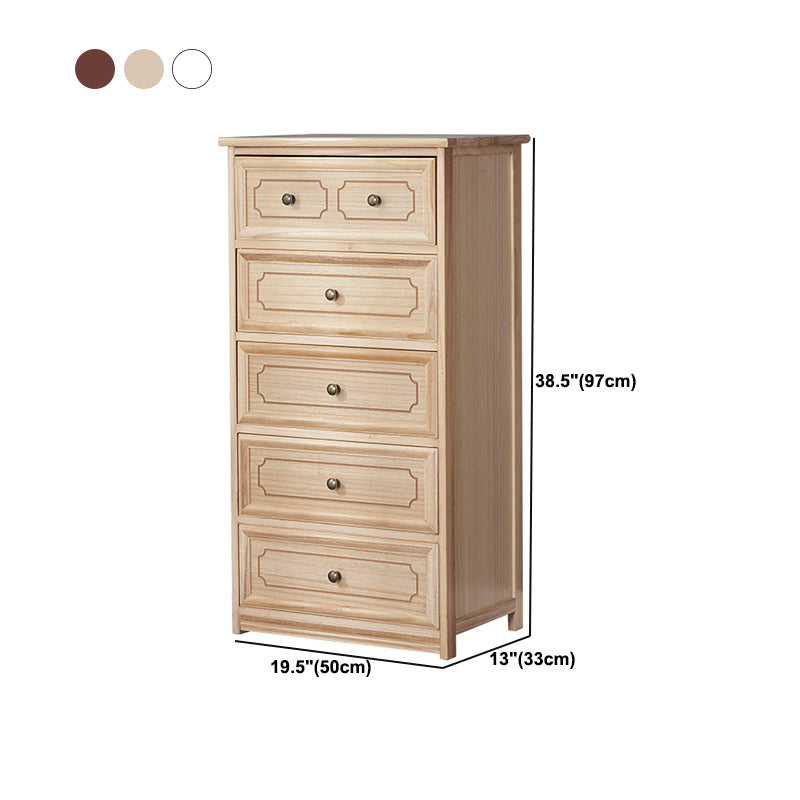 Rectangle Wood Side Cabinet Knobs Storage Cabinet with Drawer