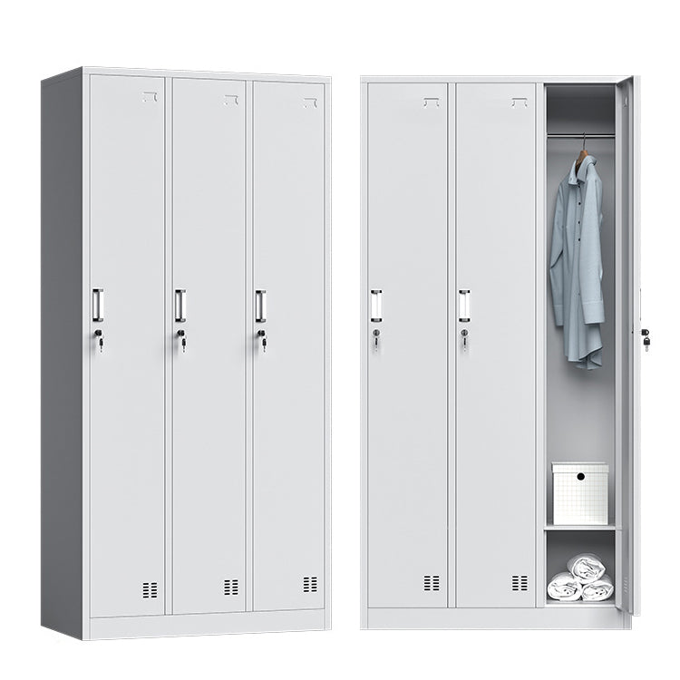 Steel Wardrobe Closet Contemporary Hinged Wardrobe Armoire for Home