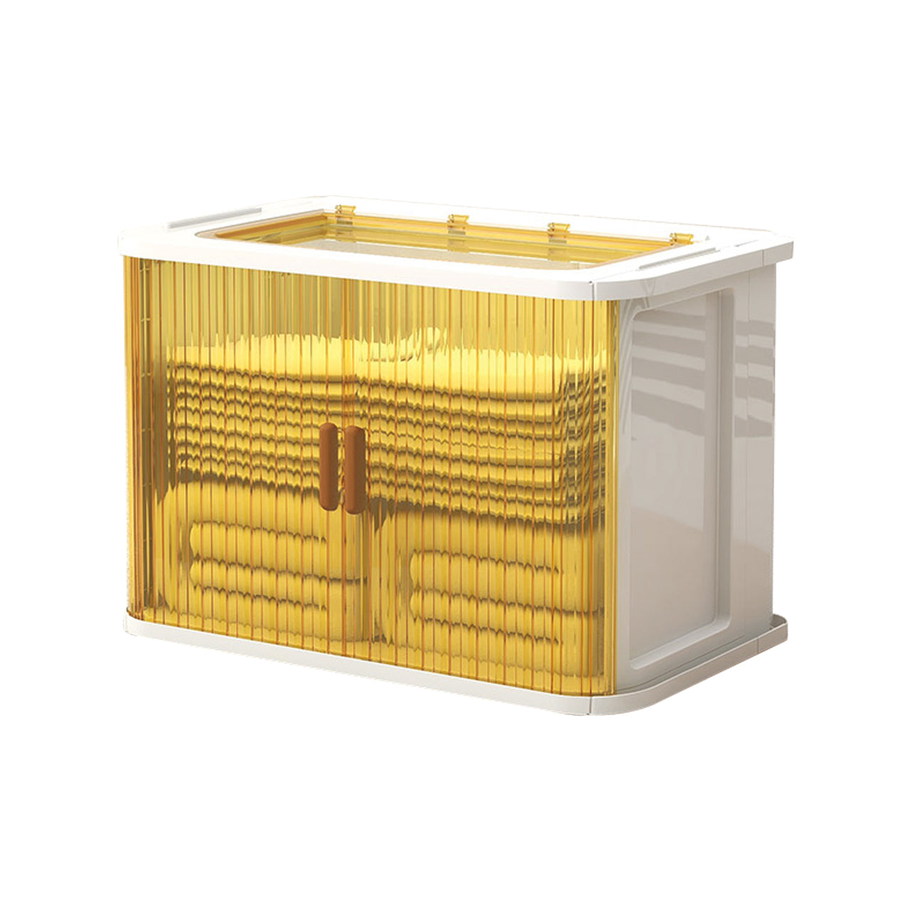 Contemporary Non-Hanging Armoire Plastic Wardrobe Closet with Door