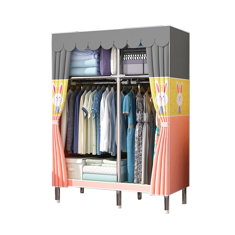 Contemporary Wardrobe Armoire Metal Wardrobe Closet for Bedroom