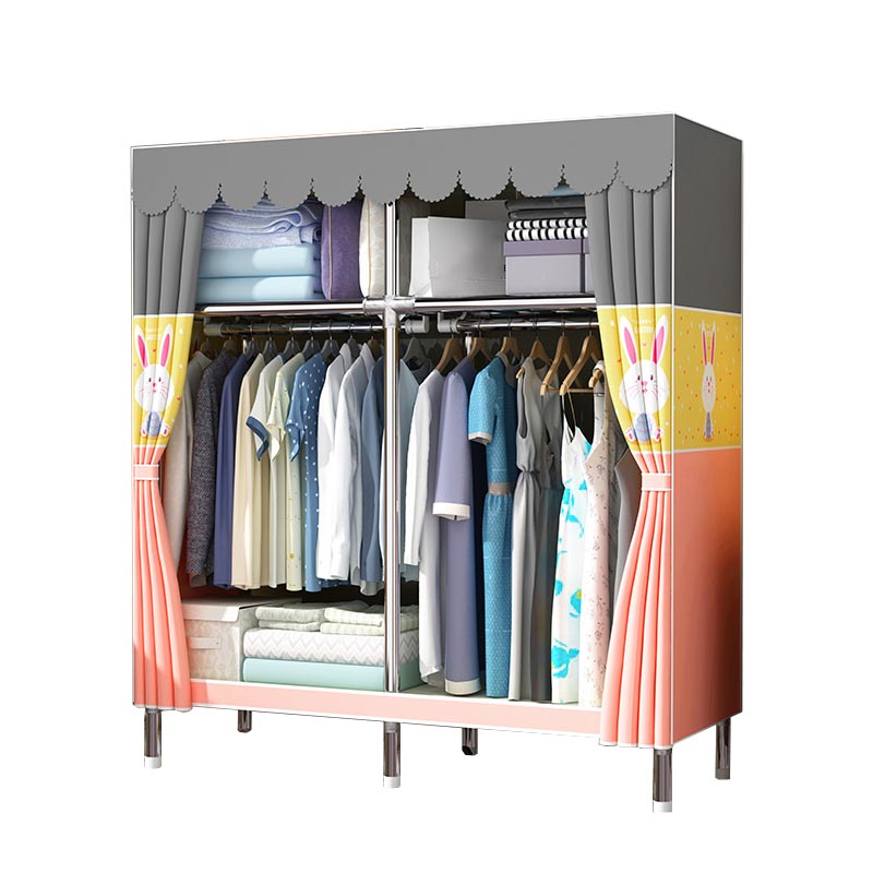 Contemporary Wardrobe Armoire Metal Wardrobe Closet for Bedroom