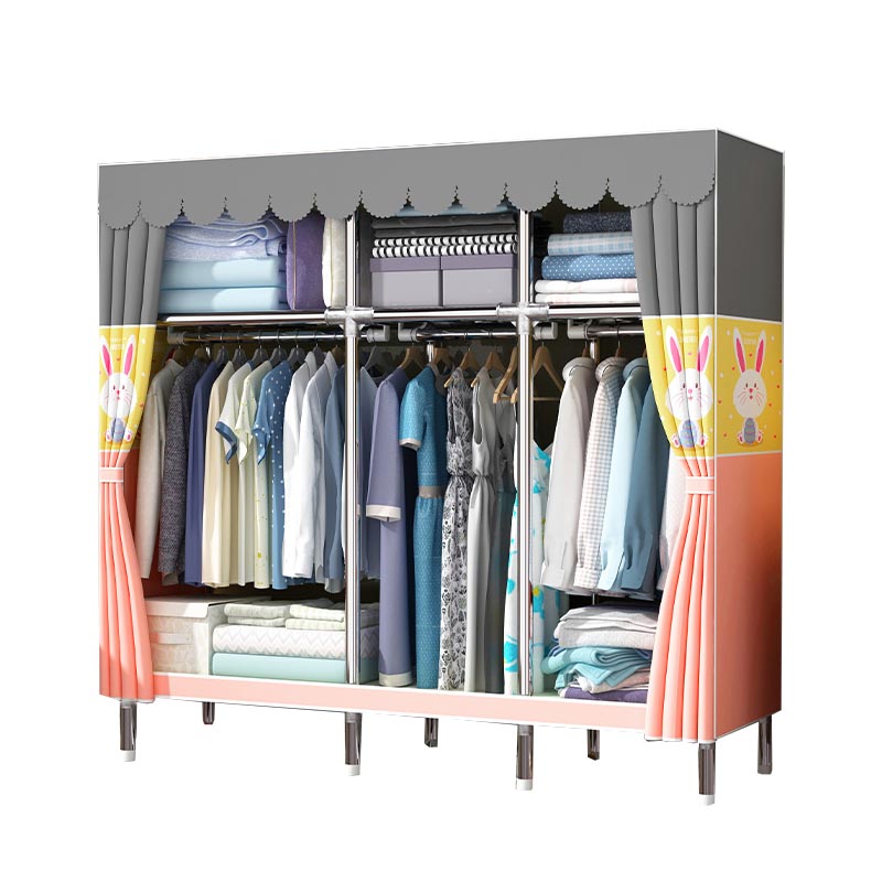Contemporary Wardrobe Armoire Metal Wardrobe Closet for Bedroom
