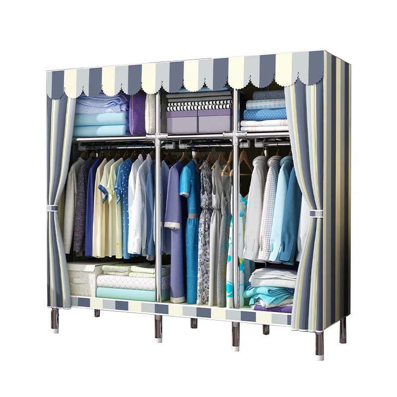 Contemporary Wardrobe Armoire Metal Wardrobe Closet for Bedroom