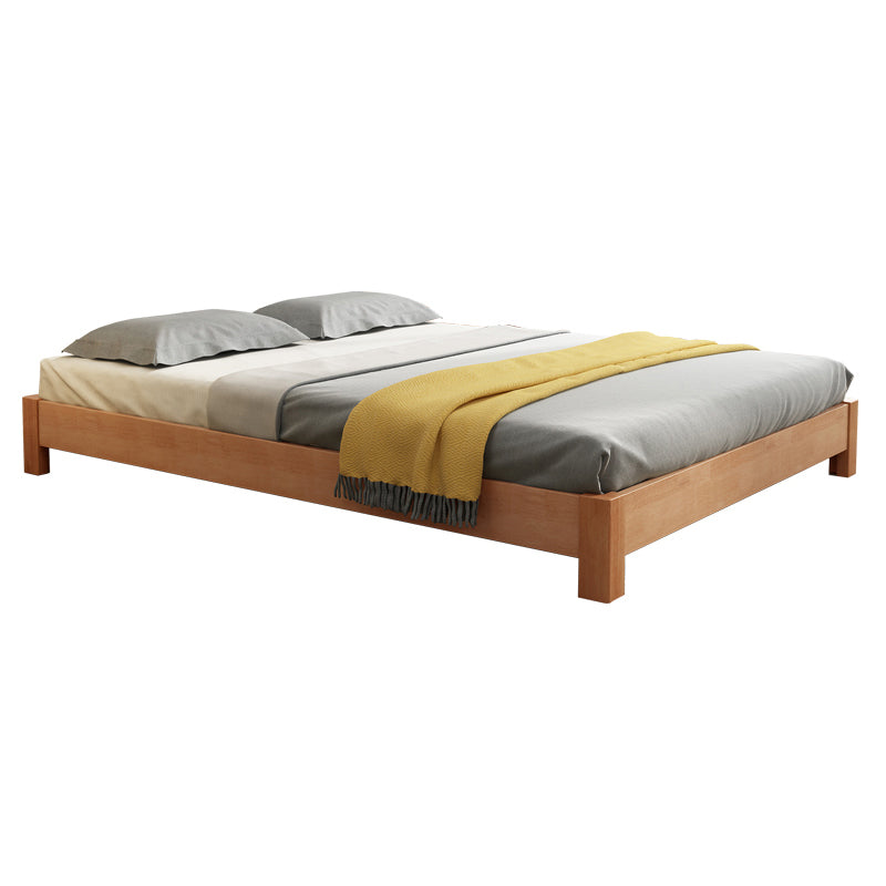 Solid Color Scandinavian Slat Bed Arched Bed With Custom Wood Legs