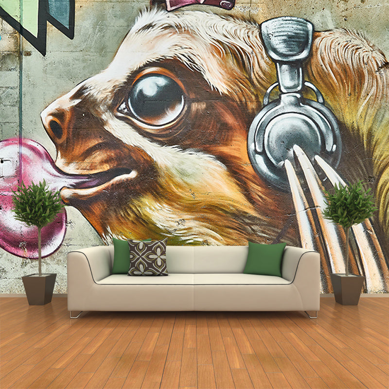 Illustration Wall Mural Classic Stain Resistant Art Wall Murals for Home