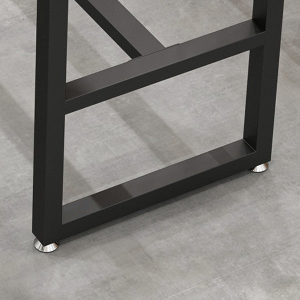 Industrial Sintered Stone Bar Table Rectangle Dining Table for Kitchen Living Room