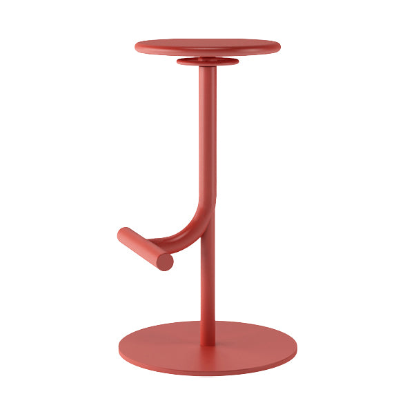 Backless Adjustable Height Counter Stool Modern Round Seat Bar Stool