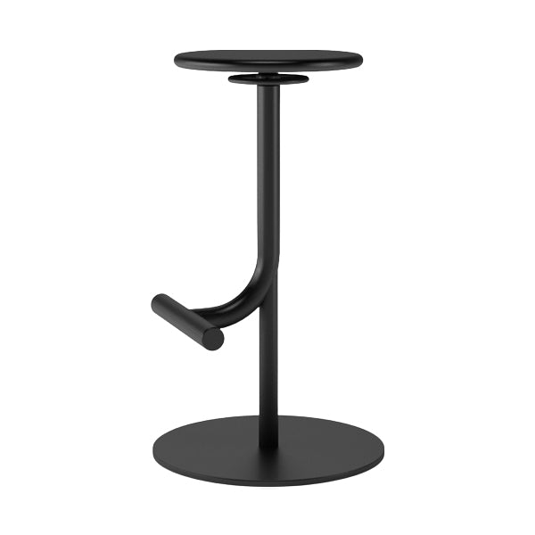 Backless Adjustable Height Counter Stool Modern Round Seat Bar Stool