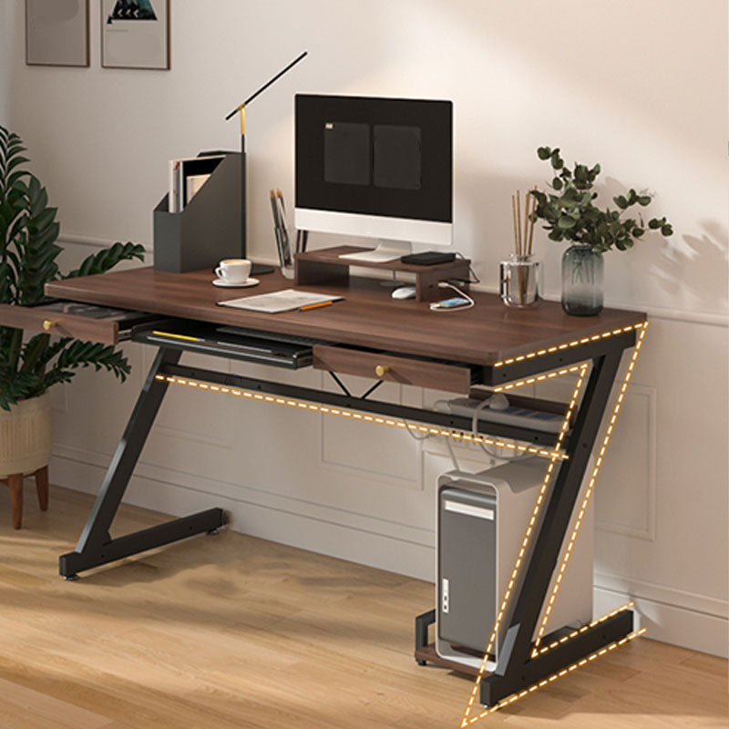 Bedroom Contemporary Computer Desk Rectangular Wooden Office Desk
