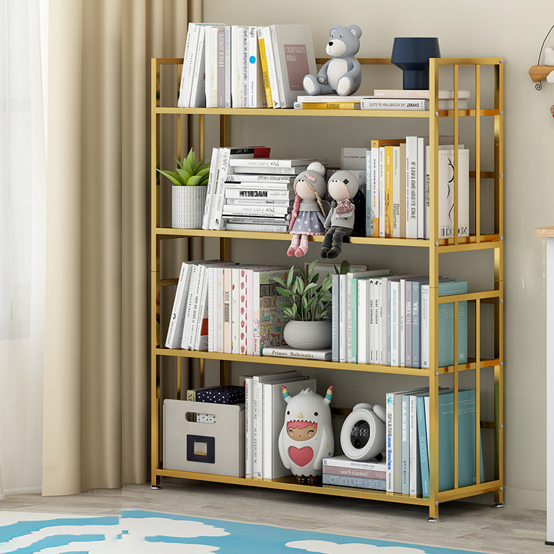 Vertical Rectangular Bookcase Metal 9.8" Wide Open Bookcase Book Shelf Contemporary