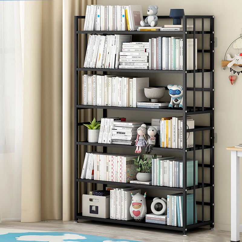 Vertical Rectangular Bookcase Metal 9.8" Wide Open Bookcase Book Shelf Contemporary