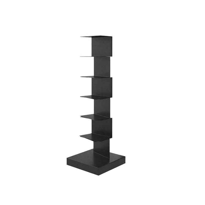 Closed Back Book Shelf Contemporary Metal Bookshelf Shelves Included Vertical