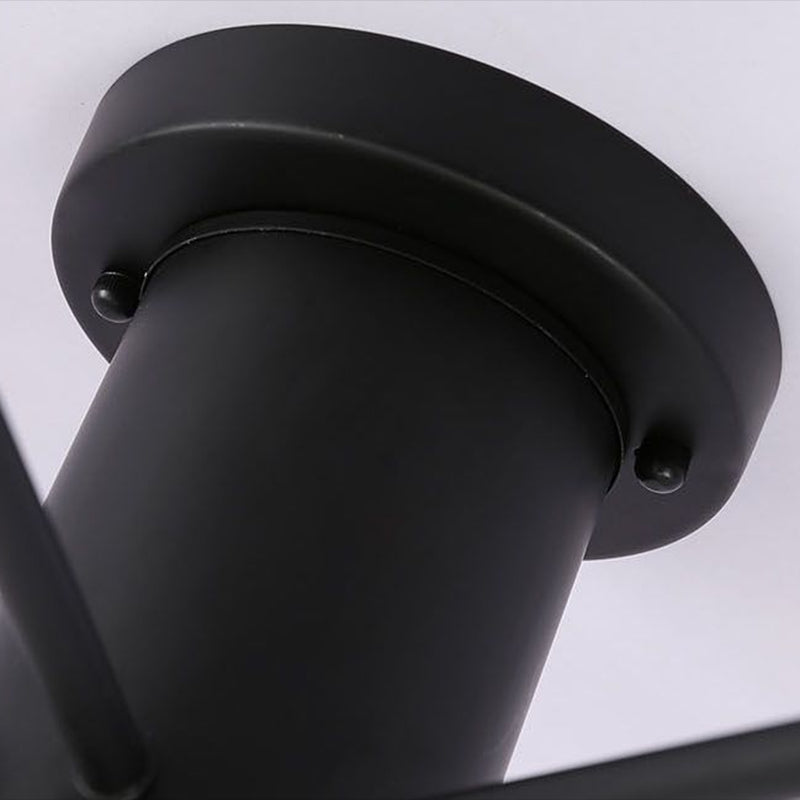Metal Sputnik Shape Flush Mount Lights Modern Multi Light Flush Mount Light Fixtures
