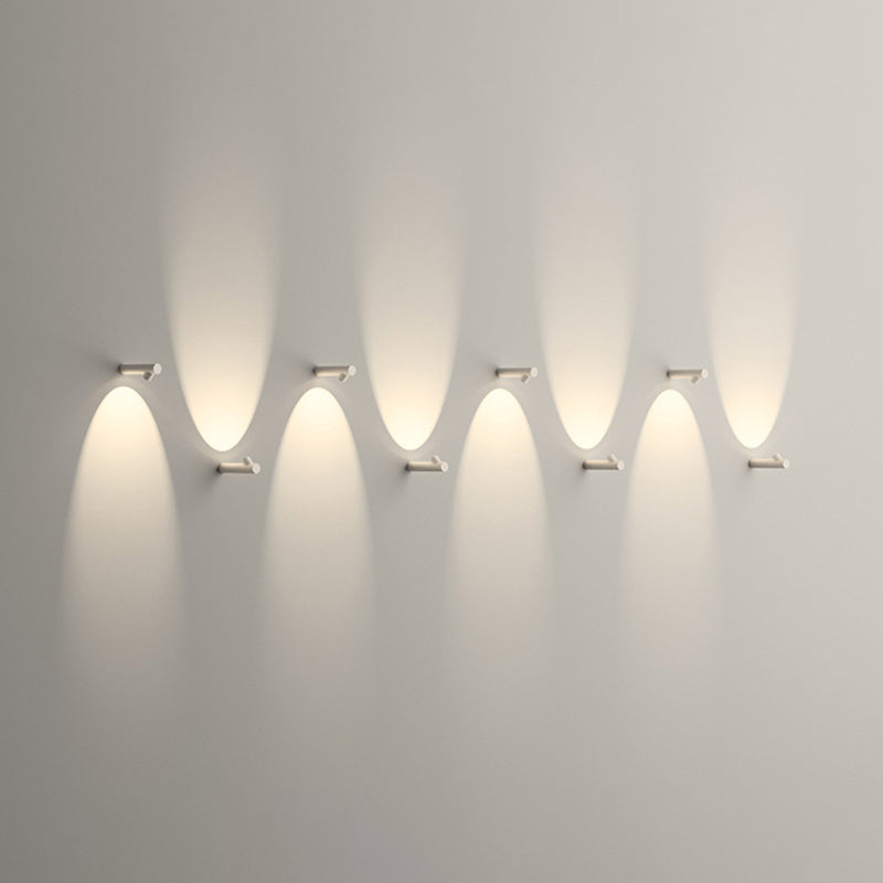 Metal Cylinder Sconce Lights Modern Style 1 Light Wall Lighting Fixtures