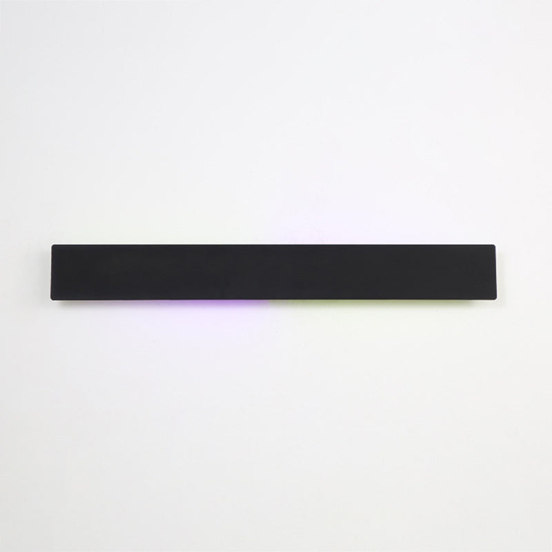 Metal Rectangular Wall Mounted Light Modern Style 1 Light Wall Light Sconces