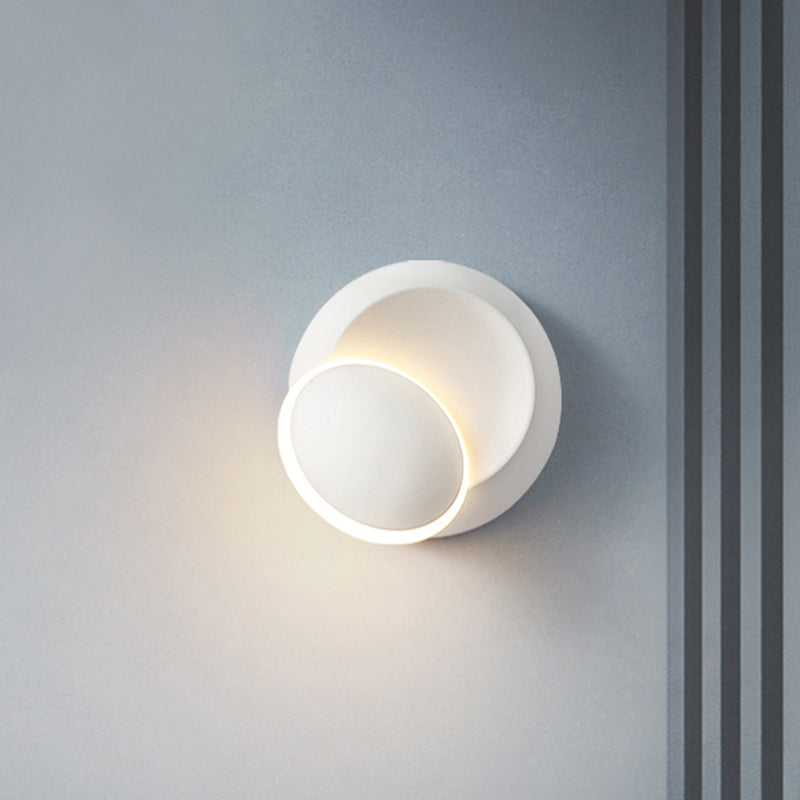 LED Sconce Light Fixture Rotatable Simplicity Flush Mount Wall Sconce for Bedroom