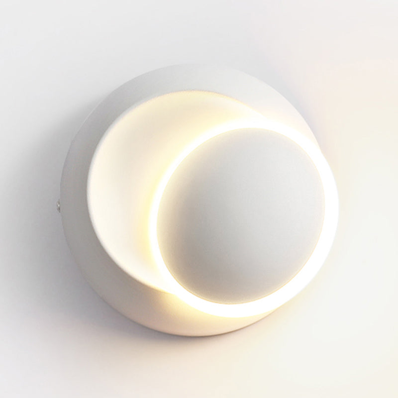 LED Sconce Light Fixture Rotatable Simplicity Flush Mount Wall Sconce for Bedroom