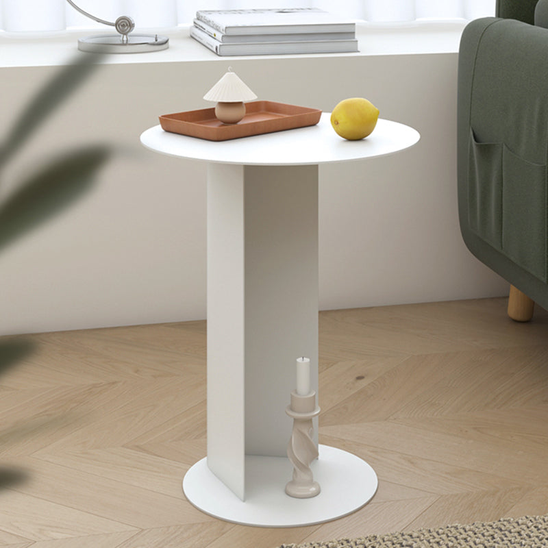 Modern Lower Shelf Nightstand Metal Bedside Cabinet for Bedroom