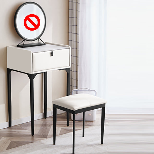 Pine Bedroom Contemporary Storage Box 1 Drawers Wood Vanity Table