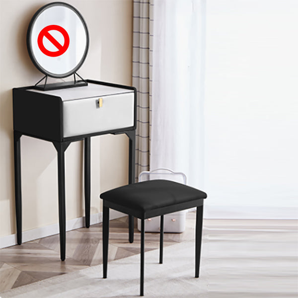 Pine Bedroom Contemporary Storage Box 1 Drawers Wood Vanity Table