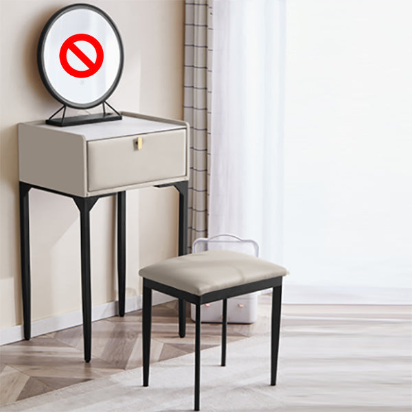 Pine Bedroom Contemporary Storage Box 1 Drawers Wood Vanity Table