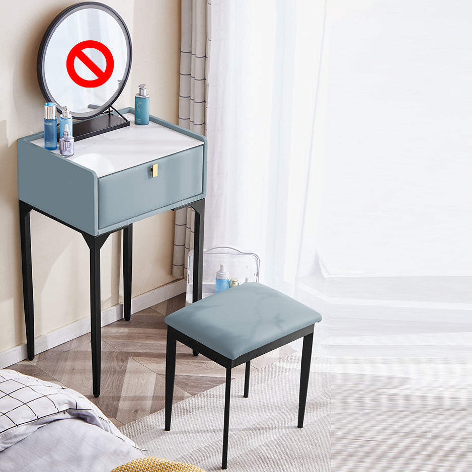 Pine Bedroom Contemporary Storage Box 1 Drawers Wood Vanity Table