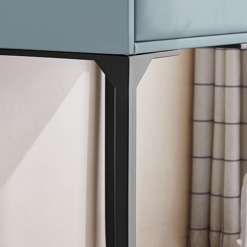 Pine Bedroom Contemporary Storage Box 1 Drawers Wood Vanity Table