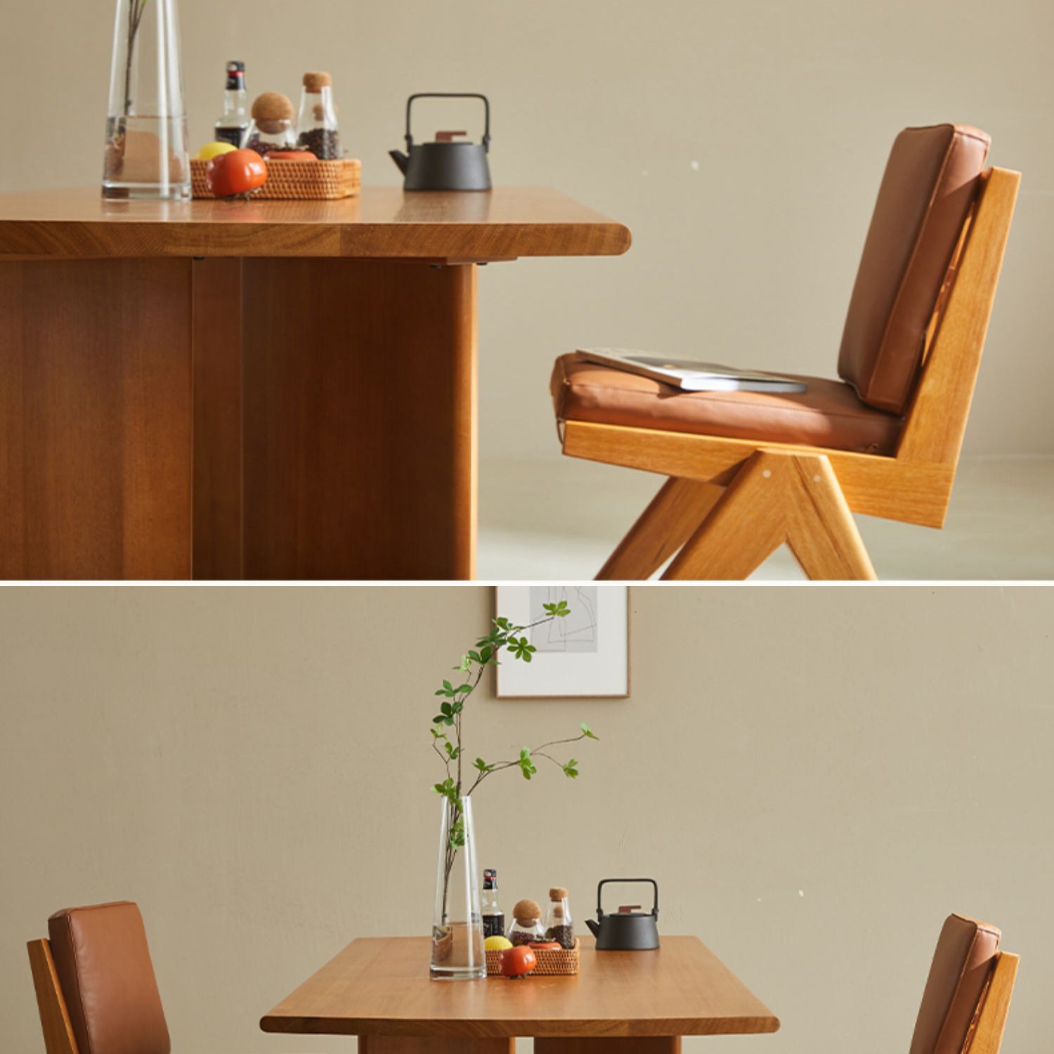 Rectangle Dining Table Solid Wood Dining Table for Dining Room