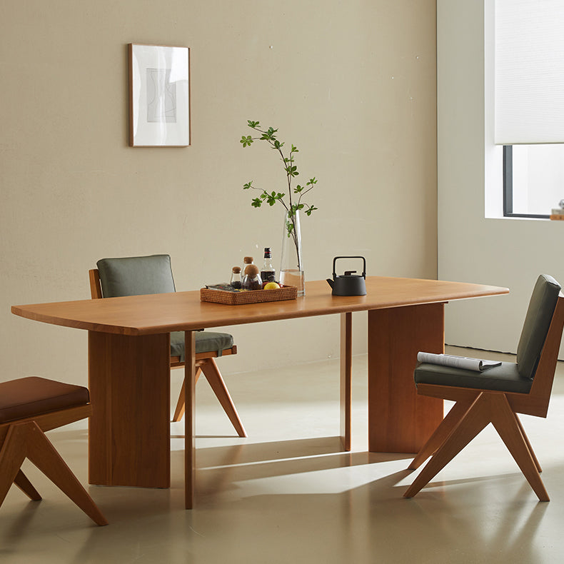 Rectangle Dining Table Solid Wood Dining Table for Dining Room