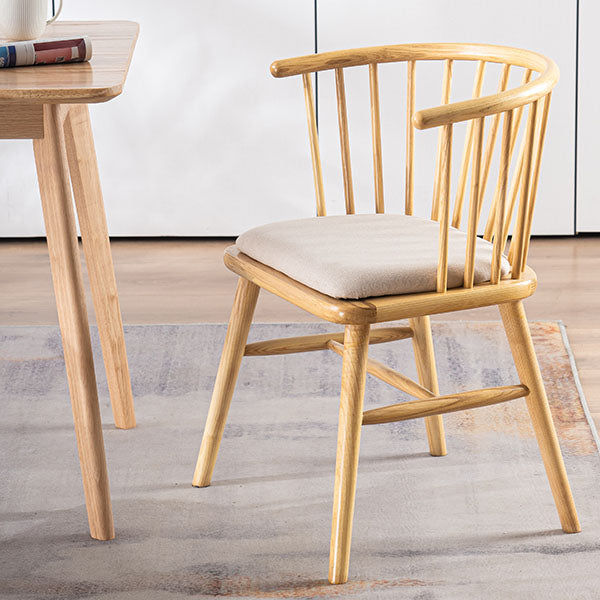 Windsor Back Chair Scandinavian Wood Kitchen Dining Room Side Chair